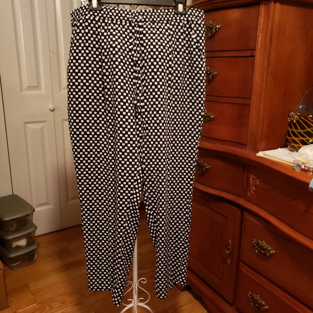 Black and White Pants